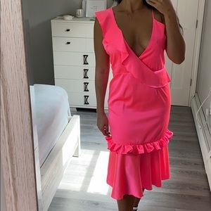 Vone Hot pink neon dress